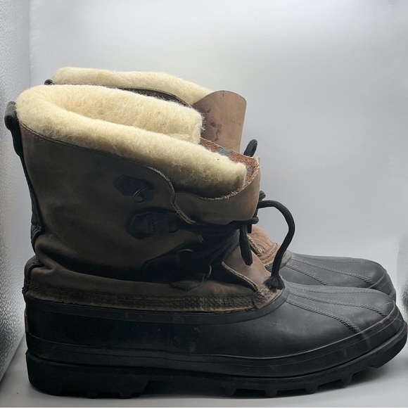 Sorel Brown & Black Snow Boots - Picture 3 of 10